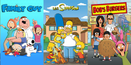 Les Simpsons, Family Guy et Bob's Burgers